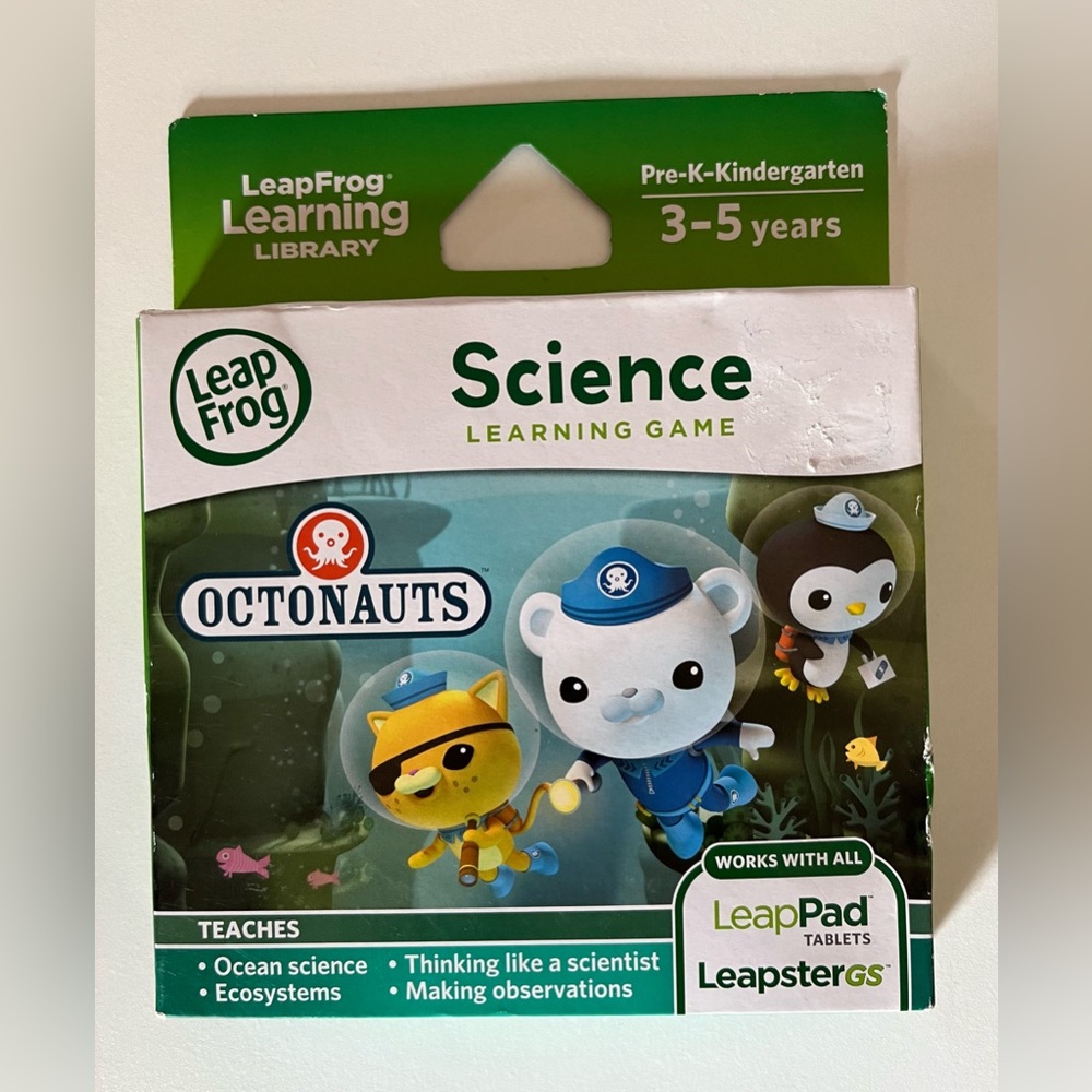 New Leap Frog LeapPad Explorer Learning System: Octonauts, Leap Pad 1 2 3 GS